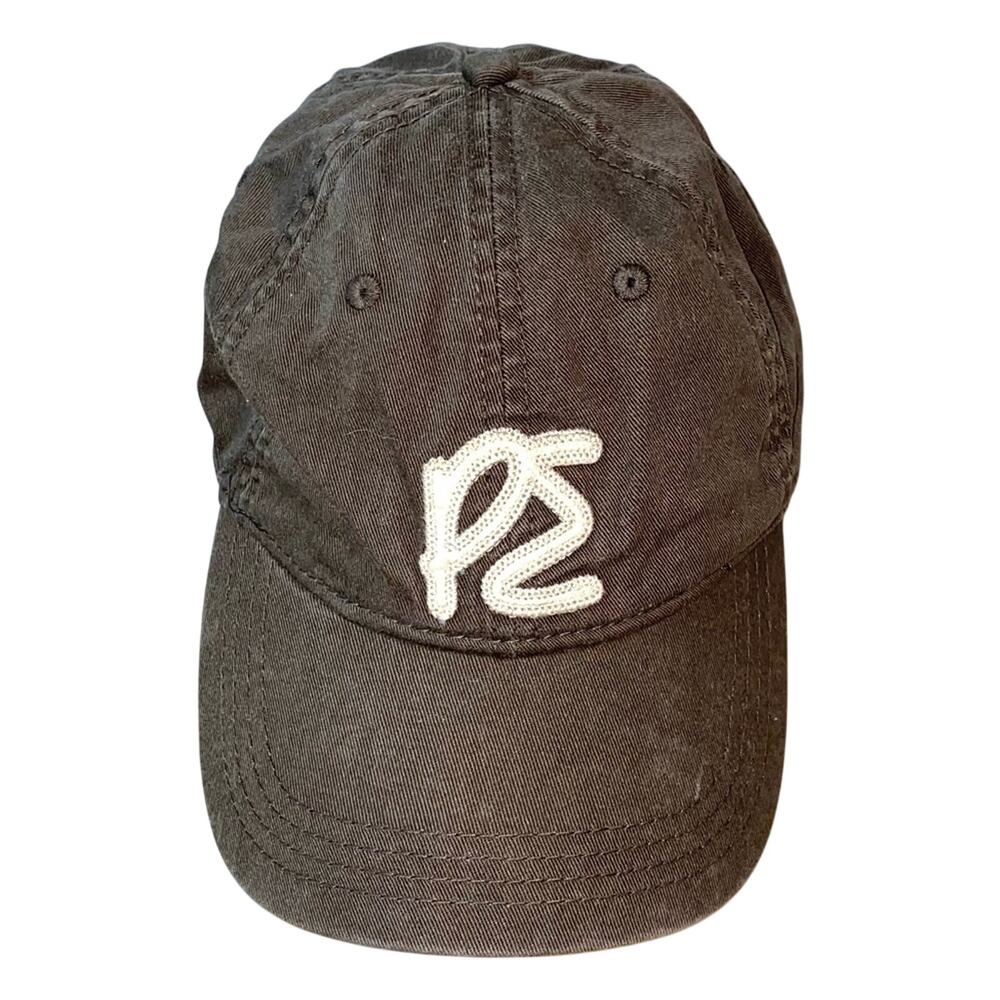 Perry Ellis Portfolio Brown Adjustable Dad Hat Embroidered‎ Logo Cap OSFA